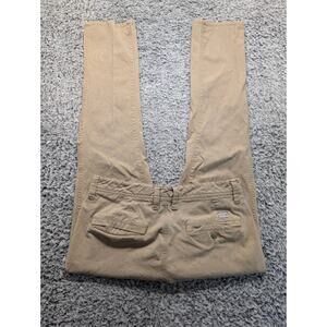 Volcom Pants Mens 32 Beige Flat Front Straight Khaki Classiccore Gorpcore Chore